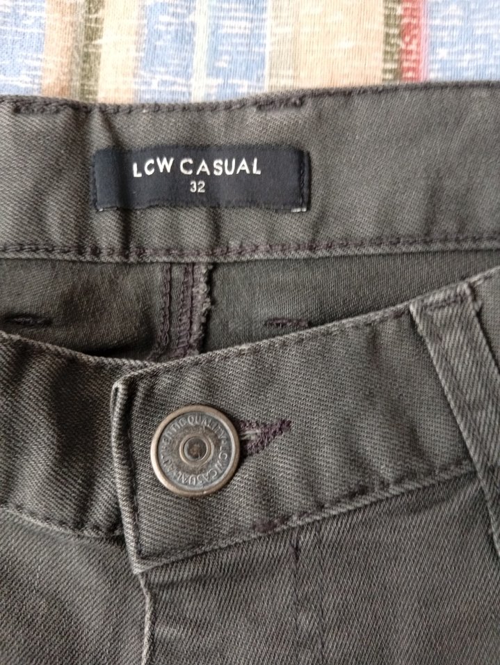 Gri Erkek Denim Kısa Şort - Görsel 4