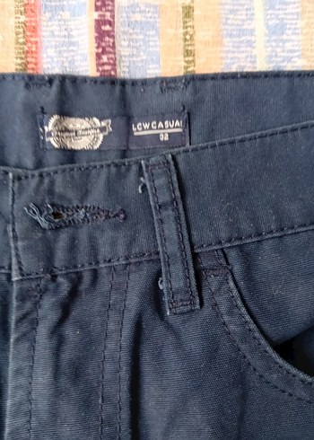 Erkek Lacivert Denim Şort - Görsel 3