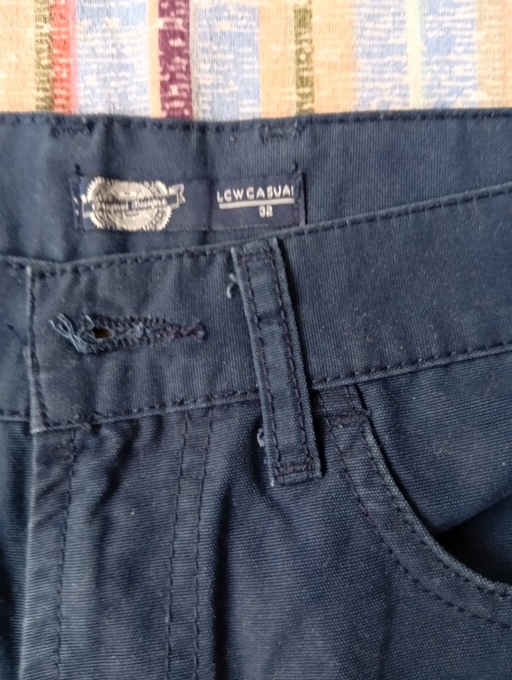 Erkek Lacivert Denim Şort - Görsel 3