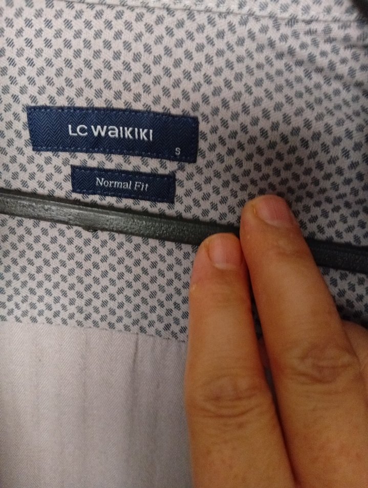 Gri Erkek Uzun Kollu Düğmeli Gömlek - Görsel 2