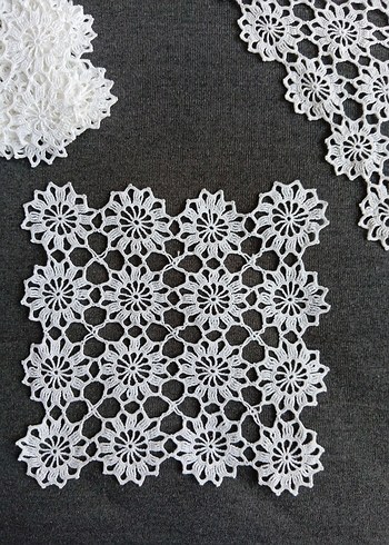 El İşi Beyaz Dantel Takımı - Görsel 2