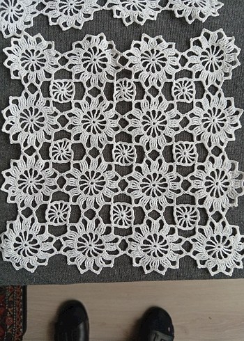 Beyaz El İşi Dantel Örtüler - Görsel 3