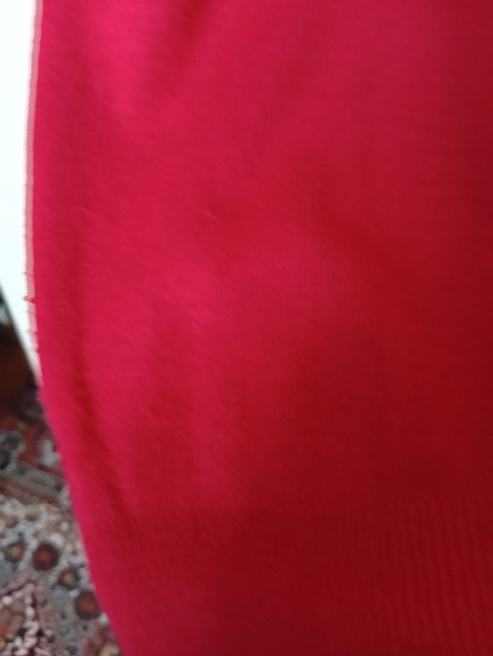 Kırmızı Uzun Kollu Kadın Kazak - Görsel 4