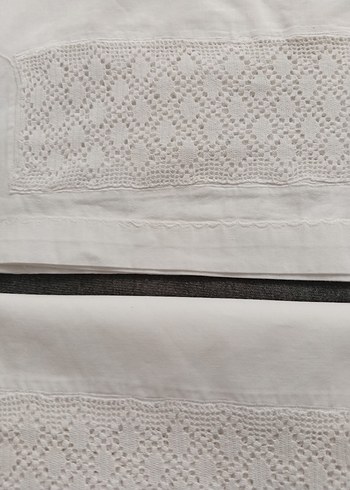 Nakışlı Beyaz beyaz ara Takımı - Görsel 4