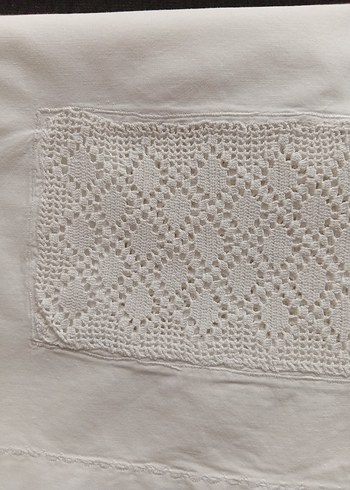 Nakışlı Beyaz beyaz ara Takımı - Görsel 2