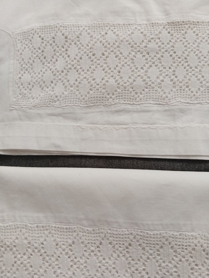 Nakışlı Beyaz beyaz ara Takımı - Görsel 4