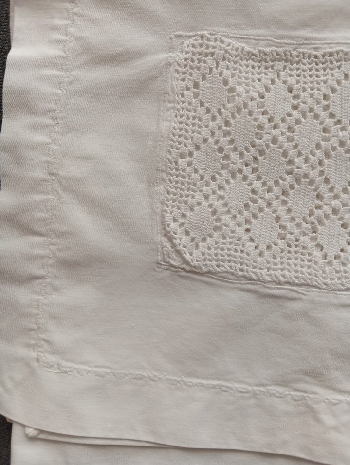 Nakışlı Beyaz beyaz ara Takımı - Görsel 3