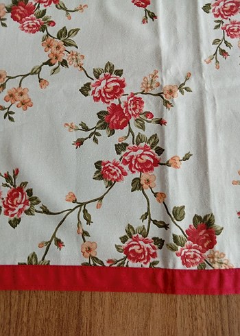 Çiçek Desenli Çok Renkli runner - Görsel 2