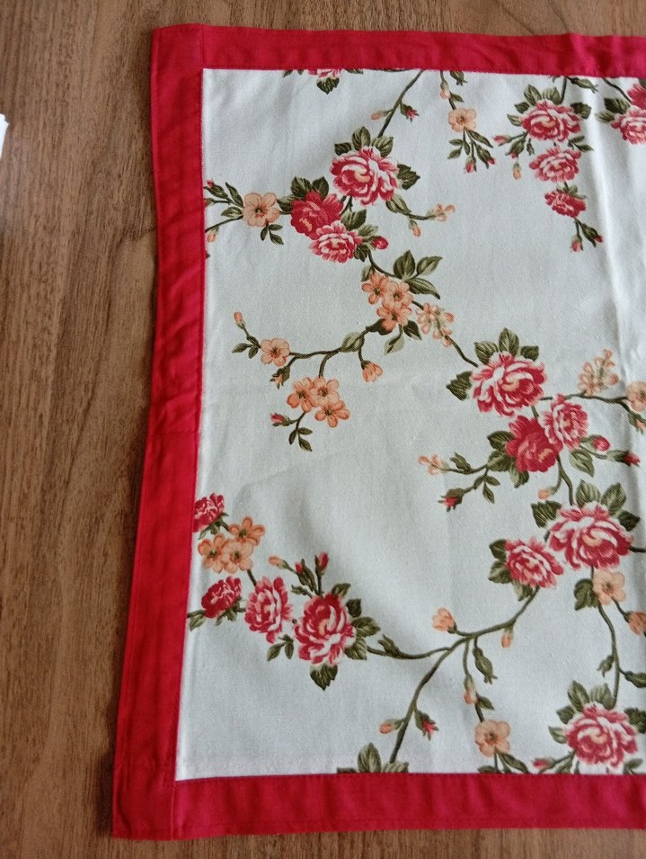 Çiçek Desenli Çok Renkli runner - Görsel 3