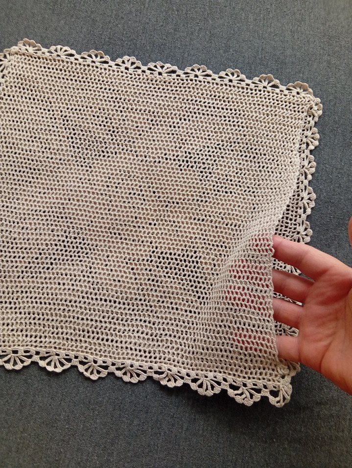 El Yapımı Vintage Dantel kırlent - Görsel 4