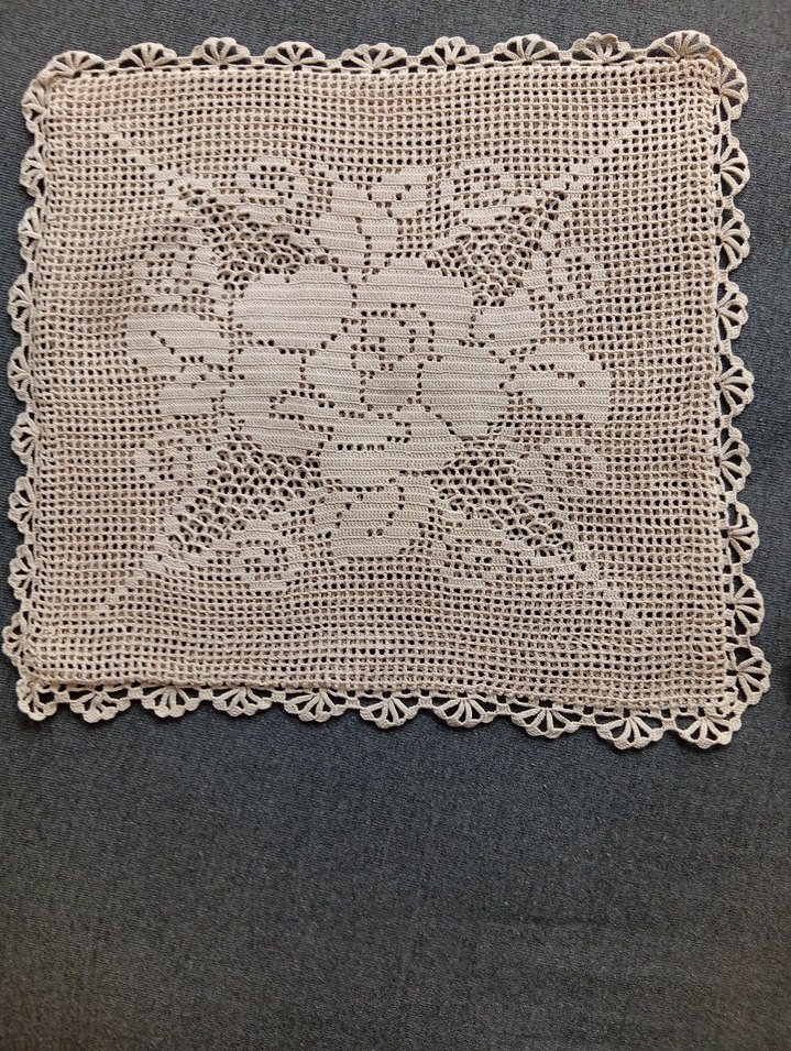 El Yapımı Vintage Dantel kırlent - Görsel 3