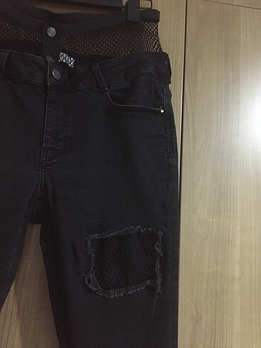 42 Beden Zara siyah kot pantolon
