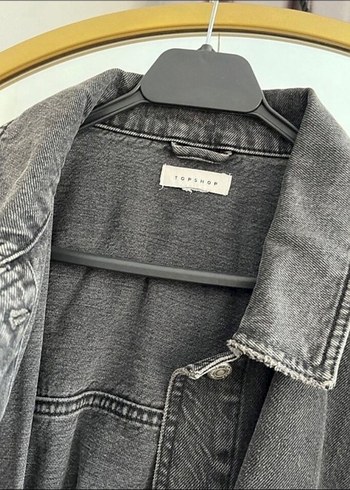 Siyah Oversize Kadın Denim Ceket - Görsel 3