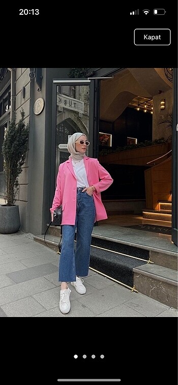 pembe blazer ceket