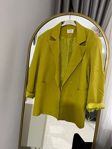 Zara Blazer ceket yeşil