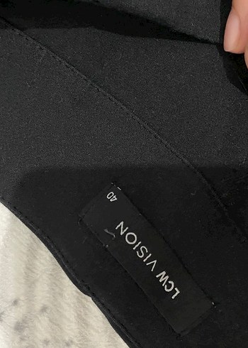 LC Waikiki Siyah Kadın Kumaş Pantolon