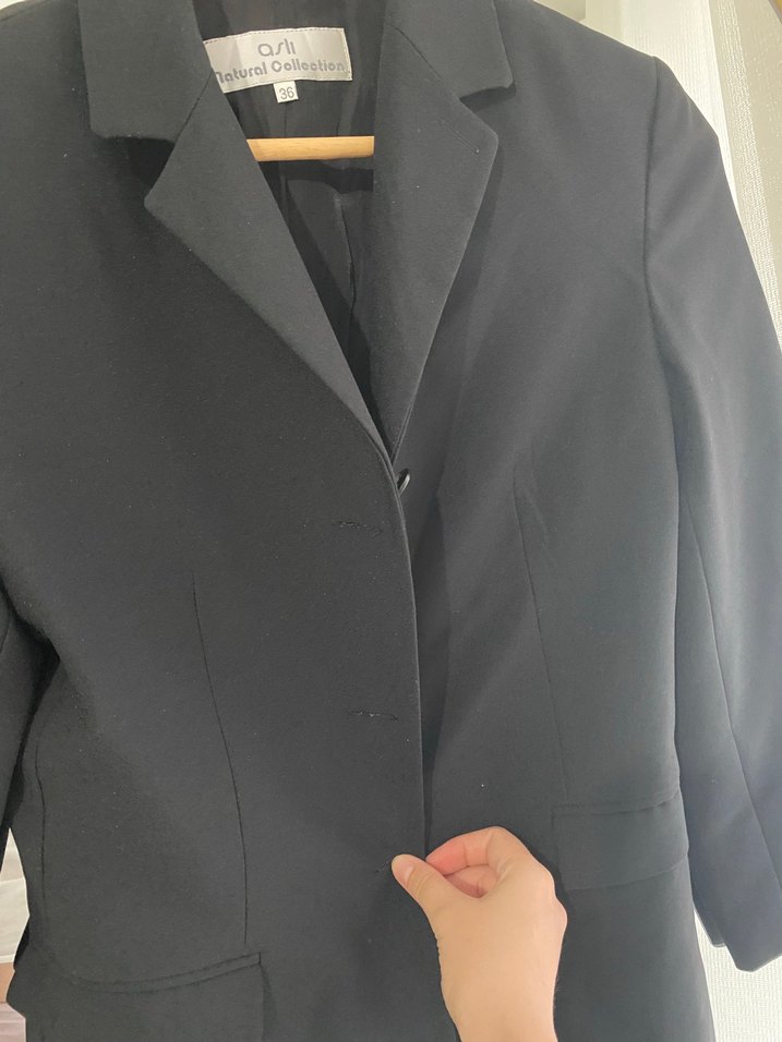 Siyah blazer Ceket - Görsel 2