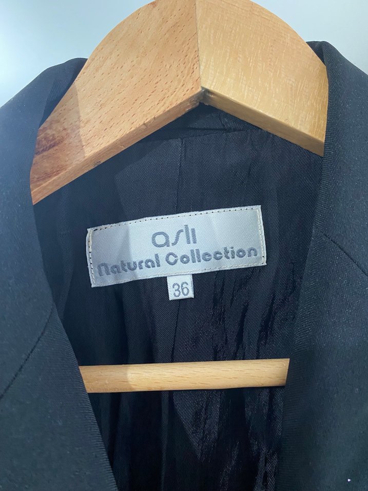 Siyah blazer Ceket - Görsel 3