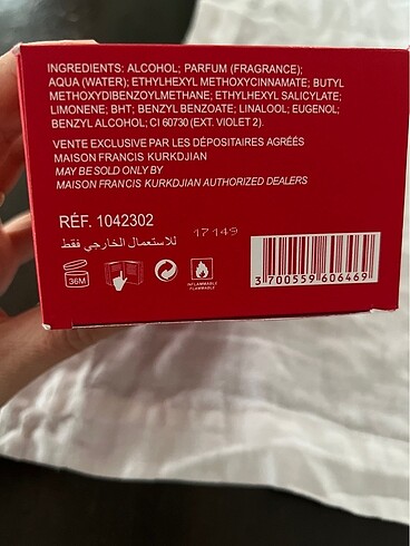 Baccarat parfüm - Görsel 6