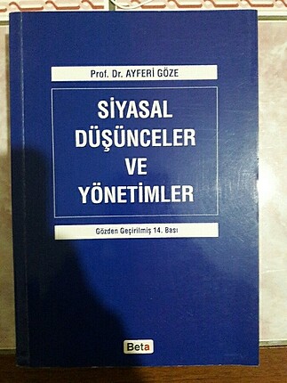 Siyasal Düşünceler ve Yönetimler
