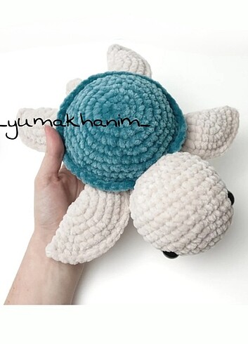 Amigurumi Yumoş Kaplumbağa *orta boy