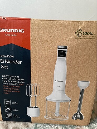 Grundig HBS 425001 blender SETİ