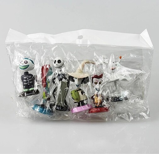  Beden Nightmare Before Christmas figür seti