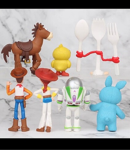  Beden Renk Toy Story 7 parça figür seti