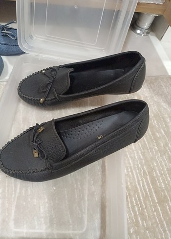 Klasik Siyah Tokalı Kadın Günlük Ayakkabı - Görsel 2