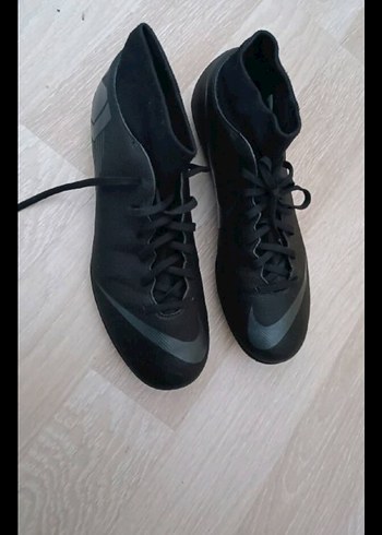 Siyah Erkek Futbol Ayakkabısı Velcro Detaylı - Görsel 2