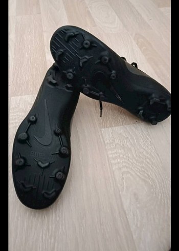 Siyah Erkek Futbol Ayakkabısı Velcro Detaylı - Görsel 4