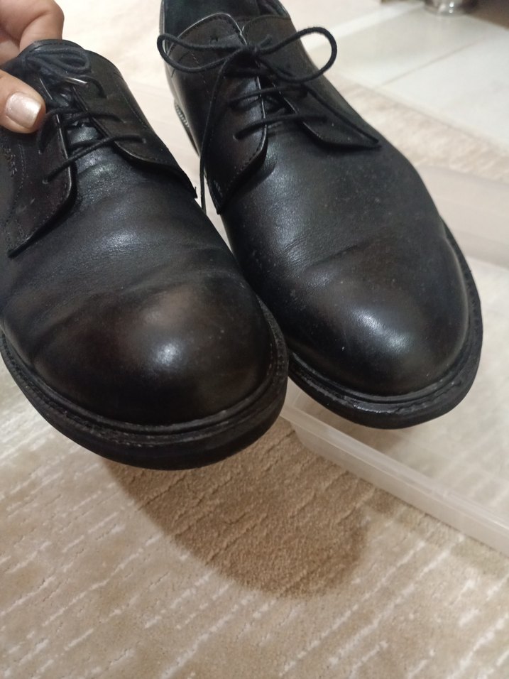 Klasik Siyah Erkek Ofis Ayakkabısı - Görsel 3