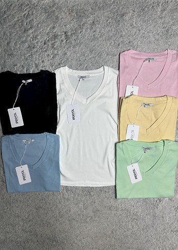 İpekyol Beyaz V Yaka T shirt - Görsel 2