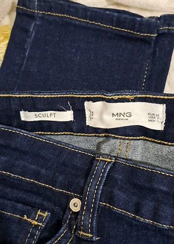 Lacivert Kadın Denim Pantolon - Görsel 5