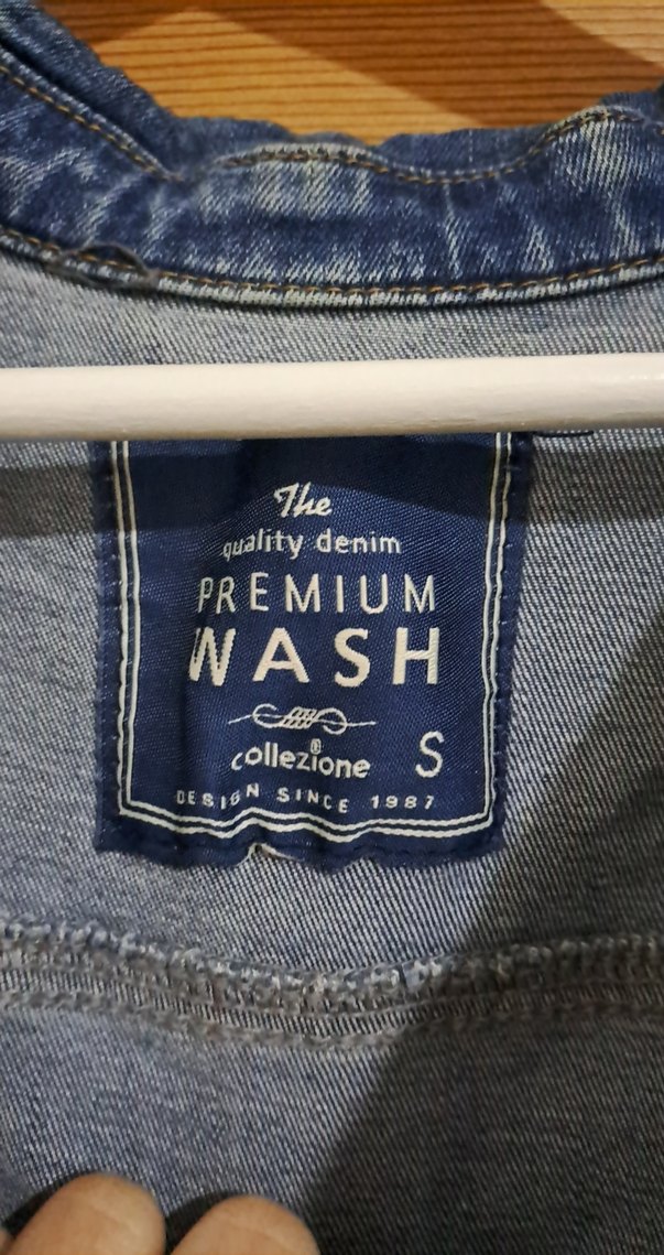 Kadın Mavi Düğmeli Denim Ceket - Görsel 3