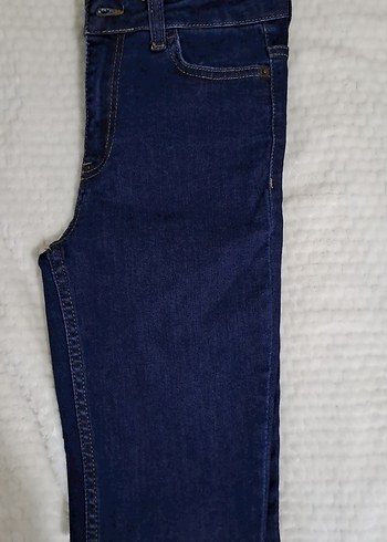 Kadın Lacivert  Dar Kesim Denim Jean - Görsel 2