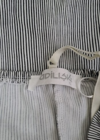 Gri Çizgili Straplez Mini Elbise - Görsel 4