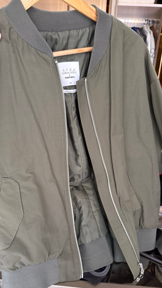 Paraşüt kumaş ceket - Görsel 3