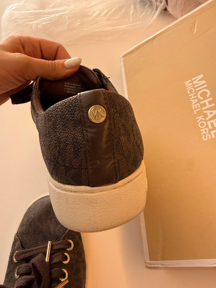 Michael Kors Kahverengi Kadın Spor Ayakkabı - Görsel 4