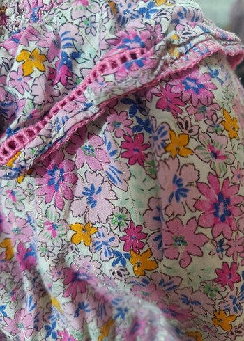 Zara Zara marka Uzun Kollu Fırfırlı Mor Kız Elbisesi