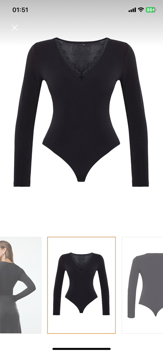 Trendyolmilla Dantel Yakalı Body - Görsel 2