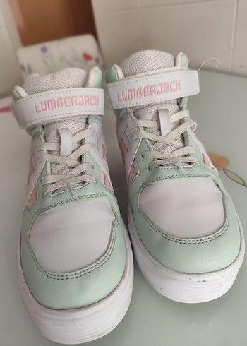 35 Beden Kız Çocuk Pembe Pastel Spor Ayakkabı Velcro