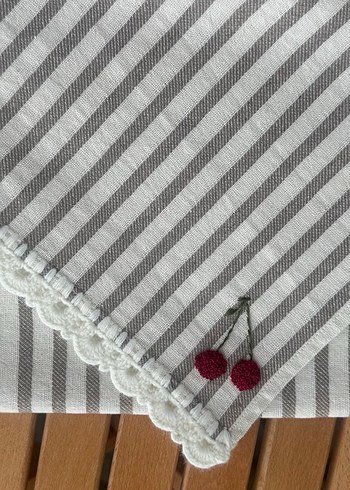 Kiraz Bohem Masa Örtüsü - Görsel 2