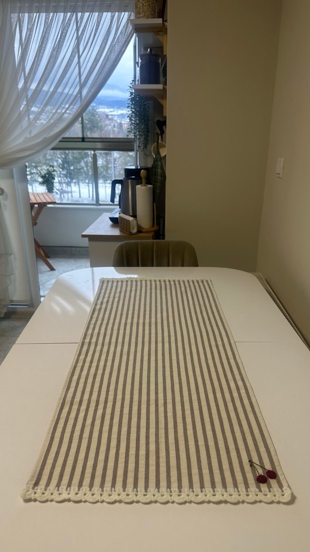 Kiraz Bohem Masa Örtüsü - Görsel 4