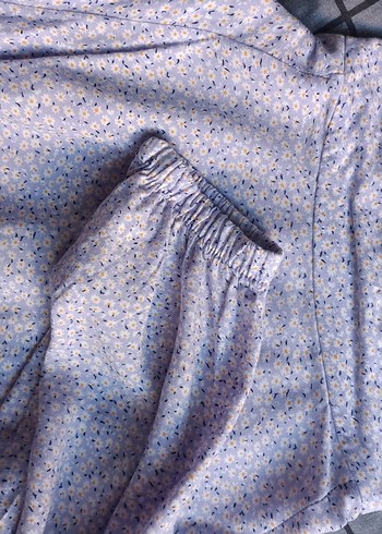 Pastel Mor Çiçekli Bohem Perde - Görsel 4