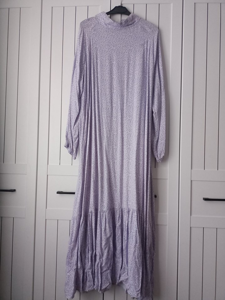 Pastel Mor Çiçekli Bohem Perde - Görsel 3