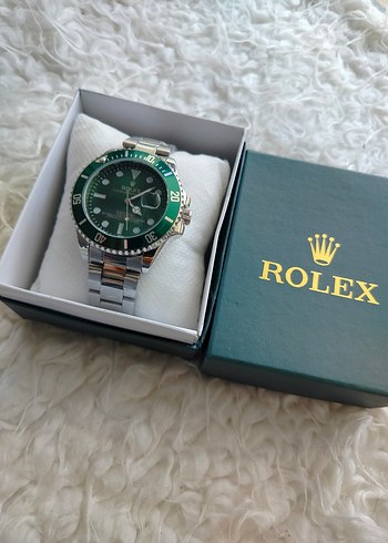Beden yeşil Renk Rolex Erkek Klasik Yeşil Saat