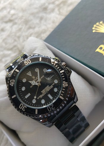 Rolex Rolex Siyah Modern Klasik Erkek Saat
