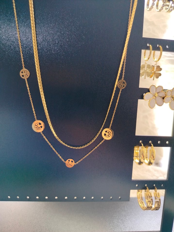 İKİLİ YAŞAM AĞACI VE ZİNCİR KOLYE - Görsel 4