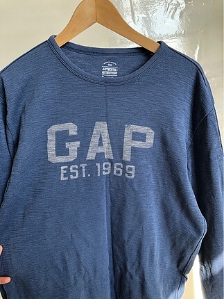GAP Erkek Mavi Sweatshirt